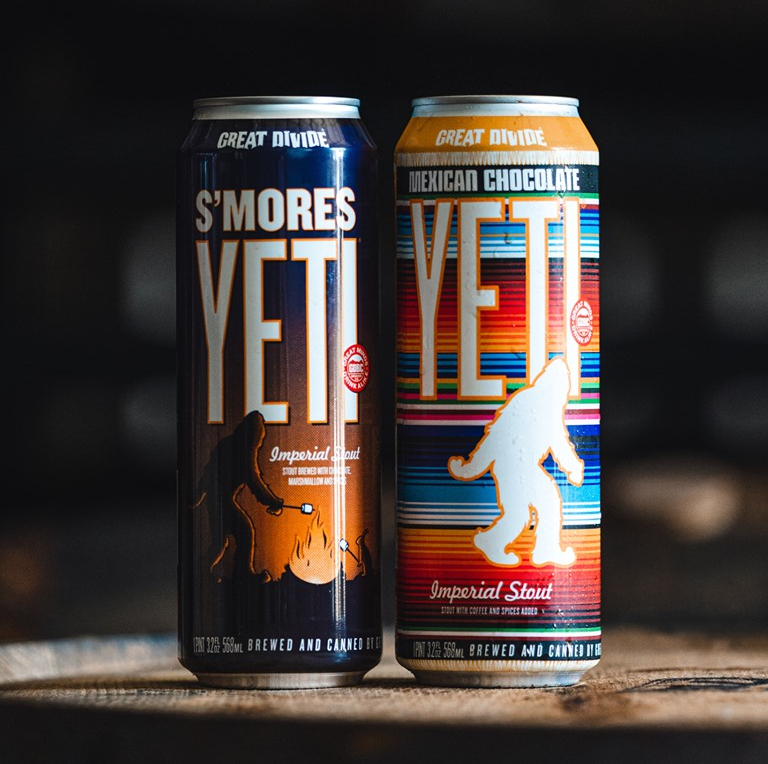 Great Divide Brewing Co. Adds S'mores Yeti & Mexican Chocolate Yeti to Yeti  Clan